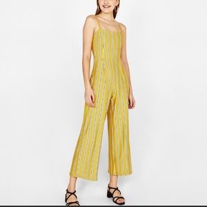 Bershka yellow jumpsuit!